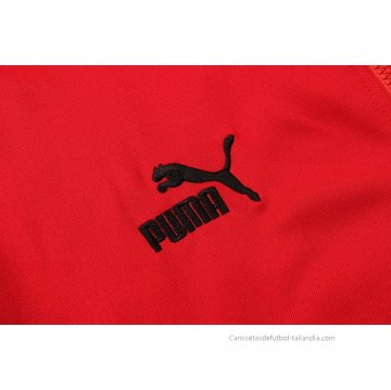 Chaqueta con Capucha del AC Milan 2021-2022 Rojo