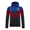 Chaqueta con Capucha del Barcelona 2021-2022 Azul Chaqueta con Capucha del Barcelona 2021-2022 Azul