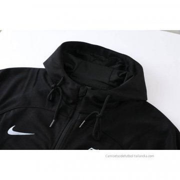 Chaqueta con Capucha del Barcelona 2022-2023 Negro