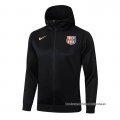 Chaqueta con Capucha del Barcelona 2024-2025 Negro