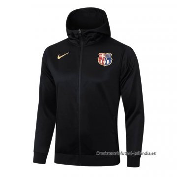 Chaqueta con Capucha del Barcelona 2024-2025 Negro Chaqueta con Capucha del Barcelona 2024-2025 Negro