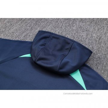 Chaqueta con Capucha del Brasil 2022-2023 Azul