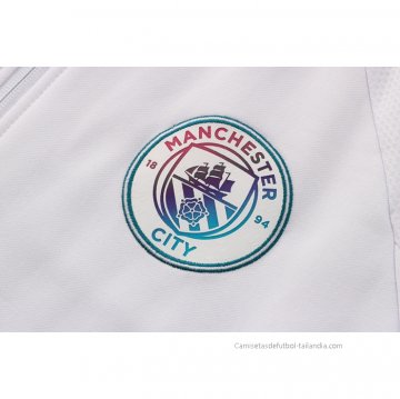 Chaqueta con Capucha del Manchester City 2021-2022 Blanco