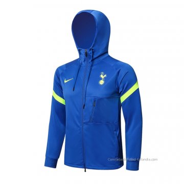 Chaqueta con Capucha del Tottenham Hotspur 2021-2022 Azul Chaqueta con Capucha del Tottenham Hotspur 2021-2022 Azul