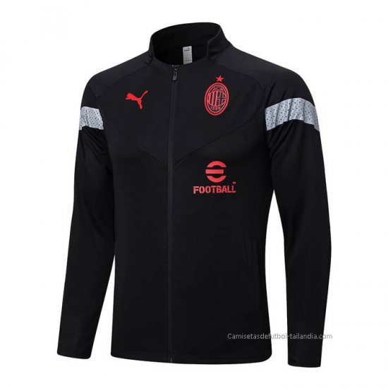 Chaqueta del AC Milan 2022-2023 Negro y Rojo - Haga un click en la imagen para cerrar