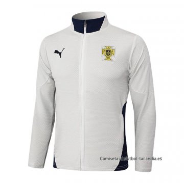 Chaqueta del Portugal 2025-2026 Blanco Chaqueta del Portugal 2025-2026 Blanco