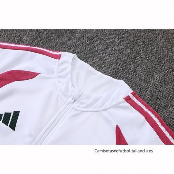 Chaqueta del Real Madrid 2026-2027 Blanco Rojo