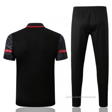 Conjunto Polo del AC Milan 2022-2023 Negro