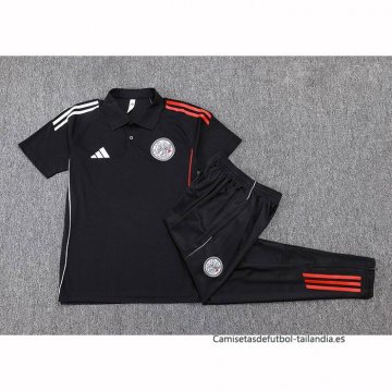 Conjunto Polo del Ajax 2025-2026 Negro