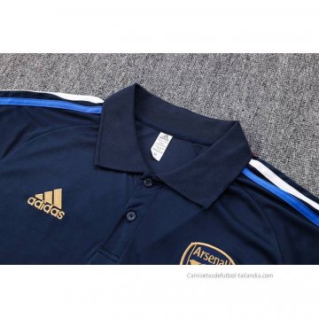 Conjunto Polo del Arsenal 2023-2024 Azul