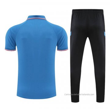 Conjunto Polo del Atletico Madrid 2022-2023 Azul