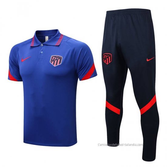 Conjunto Polo del Atletico Madrid 2022-2023 Azul - Haga un click en la imagen para cerrar