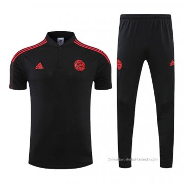 Conjunto Polo del Bayern Munich 2022-2023 Negro Conjunto Polo del Bayern Munich 2022-2023 Negro