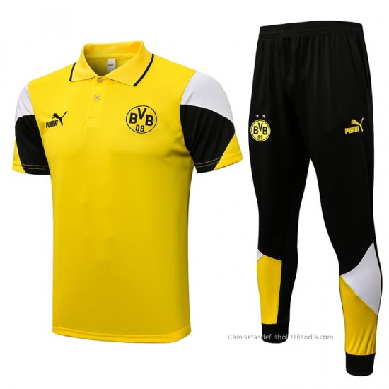 Conjunto Polo del Borussia Dortmund 2021-2022 Amarillo - Haga un click en la imagen para cerrar