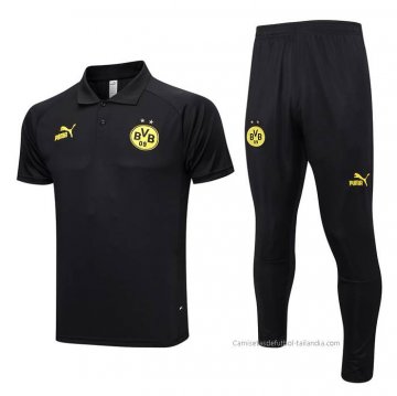 Conjunto Polo del Borussia Dortmund 2023-2024 Negro Conjunto Polo del Borussia Dortmund 2023-2024 Negro
