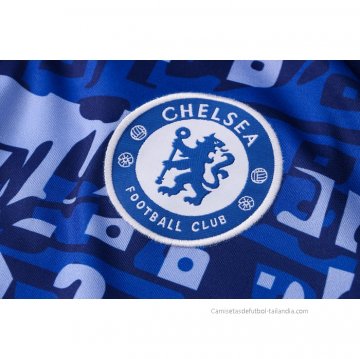 Conjunto Polo del Chelsea 2021-2022 Azul