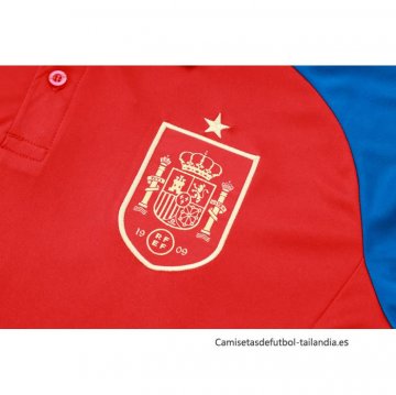 Conjunto Polo del Espana 2024-2025 Rojo
