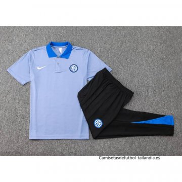 Conjunto Polo del Inter Milan 2024-2025 Azul