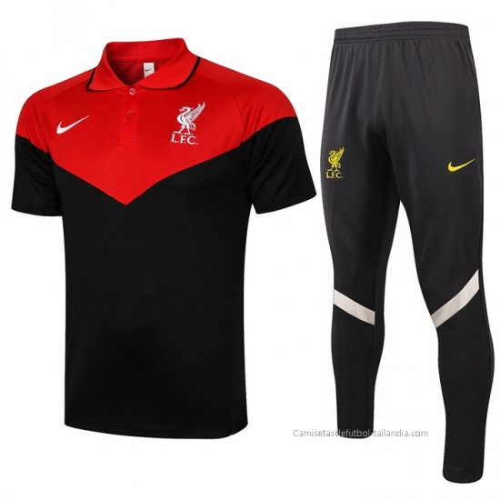 Conjunto Polo del Liverpool 2021-2022 Negro - Haga un click en la imagen para cerrar