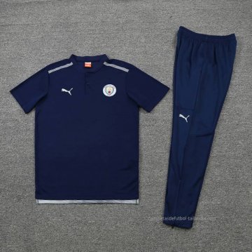 Conjunto Polo del Manchester City 2022-2023 Azul Marino
