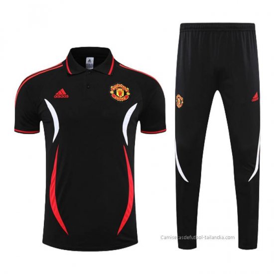 Conjunto Polo del Manchester United 2022-2023 Negro - Haga un click en la imagen para cerrar
