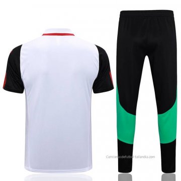 Conjunto Polo del Manchester United 2023-2024 Blanco