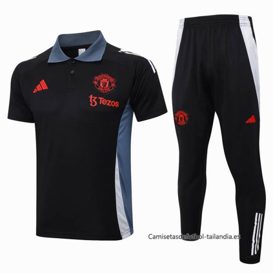 Conjunto Polo del Manchester United 2024-2025 Negro - Haga un click en la imagen para cerrar
