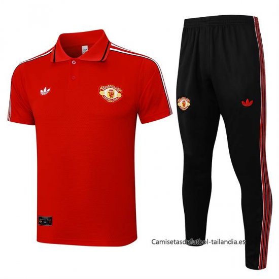 Conjunto Polo del Manchester United 2025-2026 Rojo - Haga un click en la imagen para cerrar