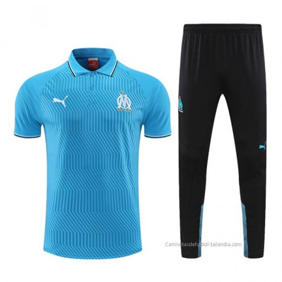 Conjunto Polo del Olympique Marsella 2022-2023 Azul - Haga un click en la imagen para cerrar