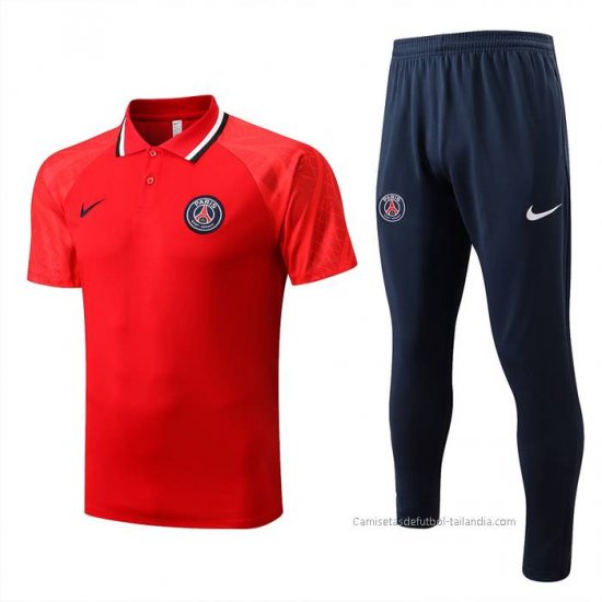 Conjunto Polo del Paris Saint-Germain 2022-2023 Rojo - Haga un click en la imagen para cerrar
