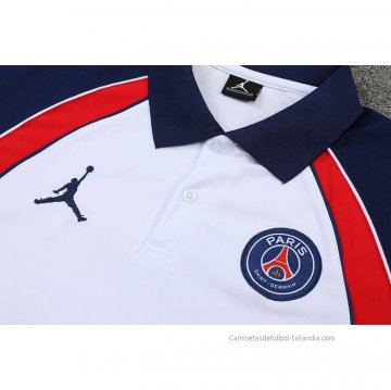 Conjunto Polo del Paris Saint-Germain Jordan 2022-2023 Blanco