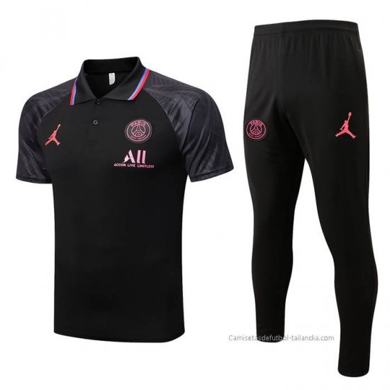 Conjunto Polo del Paris Saint-Germain Jordan 2022-2023 Negro - Haga un click en la imagen para cerrar