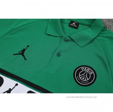 Conjunto Polo del Paris Saint-Germain Jordan 2022-2023 Verde