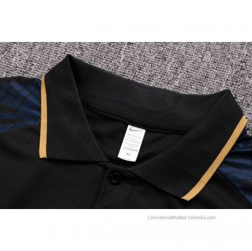 Conjunto Polo del Portugal 2022-2023 Negro