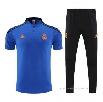 Conjunto Polo del Real Madrid 2022-2023 Azul Conjunto Polo del Real Madrid 2022-2023 Azul