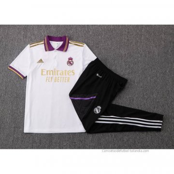 Conjunto Polo del Real Madrid 2022-2023 Blanco