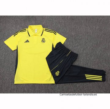 Conjunto Polo del Real Madrid 2025-2026 Amarillo