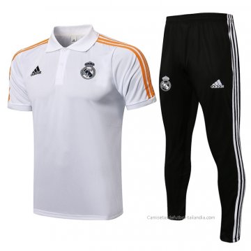 Conjunto Polo del Real Madrid 2021-2022 Blanco Conjunto Polo del Real Madrid 2021-2022 Blanco