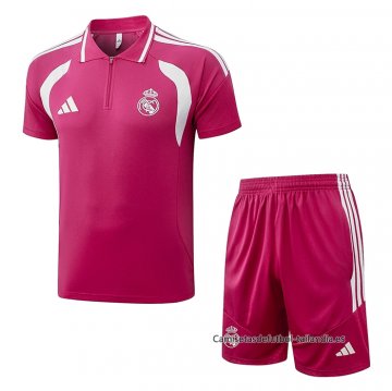 Conjunto Polo del Real Madrid 2026-2027 Rosa Conjunto Polo del Real Madrid 2026-2027 Rosa