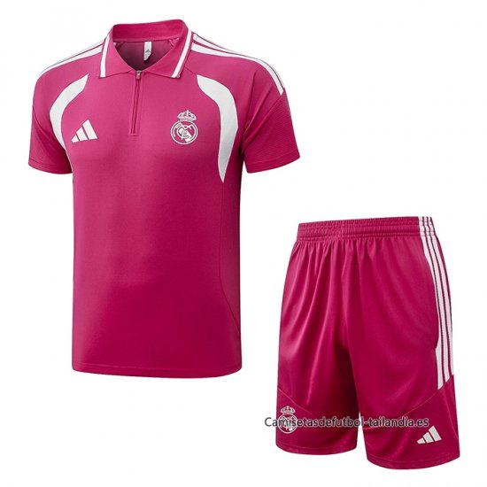 Conjunto Polo del Real Madrid 2026-2027 Rosa - Haga un click en la imagen para cerrar