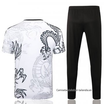 Conjunto Polo del Real Madrid Dragon 2024-2025 Blanco