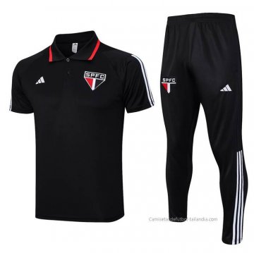 Conjunto Polo del Sao Paulo 2023-2024 Negro Conjunto Polo del Sao Paulo 2023-2024 Negro