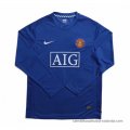 1ª Camiseta Manchester United Manga Larga Retro 2002
