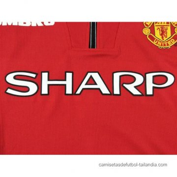 1ª Camiseta Manchester United Retro 1998-1999