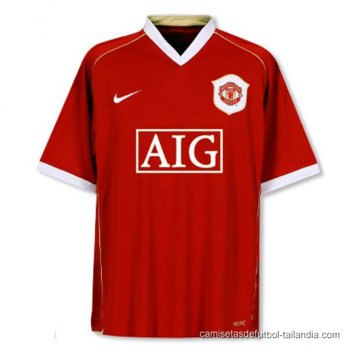 1ª Camiseta Manchester United Retro 2006-2007 1ª Camiseta Manchester United Retro 2006-2007
