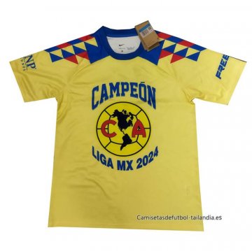 Tailandia Camiseta America Champion 2024-2025 Amarillo