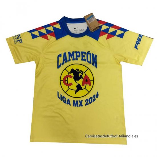 Tailandia Camiseta America Champion 2024-2025 Amarillo - Haga un click en la imagen para cerrar