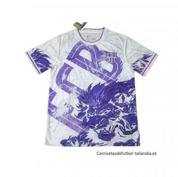 Tailandia Camiseta Barcelona Special 2025-2026 Blanco Purpura Tailandia Camiseta Barcelona Special 2025-2026 Blanco Purpura