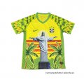 Tailandia Camiseta Brasil Jesus 2025-2026 Amarillo Blanco