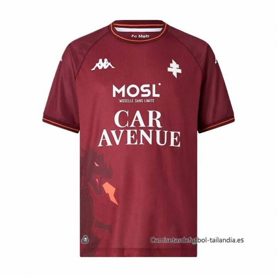 Tailandia 1ª Camiseta FC Metz 2025-2026 - Haga un click en la imagen para cerrar
